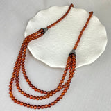 Natural Cognac Amber Roman Necklace