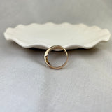 9ct Rose Gold Russian Twist Crossover Ring