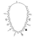 Stolen Girlfriends Club Jagged Heart Charm Necklace