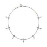 Stolen Girlfriends Club Midnight Cross Necklace 16"