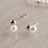 Kit Heath Coast Tumble Pearl Stud Earrings
