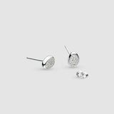 Kit Heath Coast Pebble Glisten Pavé Stud Earrings