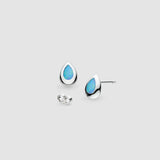 Kit Heath Coast Pebble Blue Opal Stud Earrings