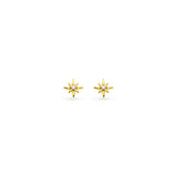 Kit Heath Céleste North Star Golden Petite Stud Earrings
