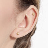 Kit Heath Céleste North Star Golden Petite Stud Earrings