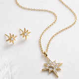 Kit Heath Céleste North Star Golden Petite Stud Earrings