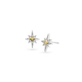 Kit Heath Céleste North Star Golden Two-Tone Stud Earrings