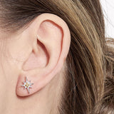 Kit Heath Céleste North Star Golden Two-Tone Stud Earrings