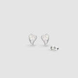 Kit Heath Desire Kiss Precious Heart Stud Earrings