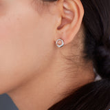 Kit Heath Bevel Cirque Pavé Stud Earrings