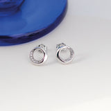 Kit Heath Bevel Cirque Pavé Stud Earrings