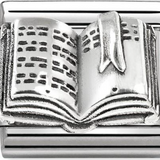 Nomination Classic Silver Book Charm