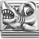 Nomination Classic Silver Shark Charm