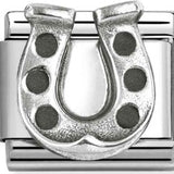 Nomination Classic Silver Vintage Horseshoe Charm
