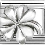 Nomination Classic Silver Four Leaf Clover Charm