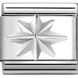 Nomination Classic Silver Wind Rose Charm