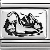 Nomination Classic Sterling Silver Loch Ness Monster Nessie Charm