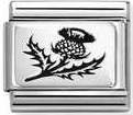Nomination Classic Sterling Silver Thistle Charm