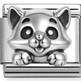 Nomination Classic Sterling Silver Cat Charm