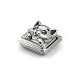 Nomination Classic Sterling Silver Cat Charm