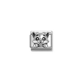 Nomination Classic Sterling Silver Cat Charm