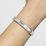 Nomination Classic Sterling Silver Dad Heart Charm