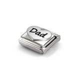 Nomination Classic Sterling Silver Dad Heart Charm