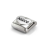 Nomination Classic Sterling Silver Niece Heart Charm