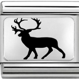Nomination Classic Sterling Silver Stag Charm