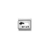 Nomination Classic Silver Enamel Sheep Charm