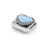 Nomination Classic Silver Enamel Pastel Blue Heart Charm