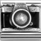 Nomination Classic Silver Enamel Camera Charm