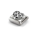 Nomination Classic Sterling Silver Leopard Heart Charm