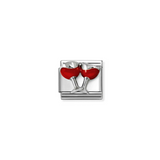 Nomination Classic Sterling Silver Red Wine Charm