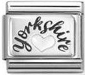 Nomination Classic Silver Enamel Yorkshire Charm