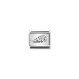 Nomination Classic Silver CZ Angel Wing Charm