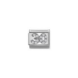 Nomination Classic Silver CZ Number Thirty Charm