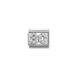 Nomination Classic Silver CZ Number Eighty Charm