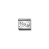 Nomination Classic Silver CZ Infinity Charm