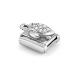 Nomination Classic Silver CZ Turtle Charm