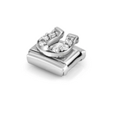 Nomination Classic Silver CZ Vintage Horseshoe Charm