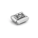 Nomination Classic Silver CZ Camera Charm