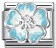 Nomination Classic CZ Enamel Blue Fade Flower Charm