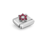 Nomination Classic CZ Red Flower Charm