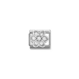 Nomination Classic CZ Daisy Flower Charm