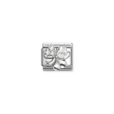 Nomination Classic CZ Clover Charm