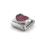 Nomination Classic CZ Red Heart Charm