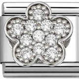 Nomination Classic CZ Flower Charm
