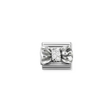 Nomination Classic CZ Pavé Bow Charm