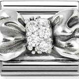 Nomination Classic CZ Pavé Bow Charm